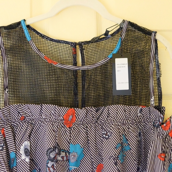 NWT Vertigo Women's Blouse (Large) - Picture 4 of 6